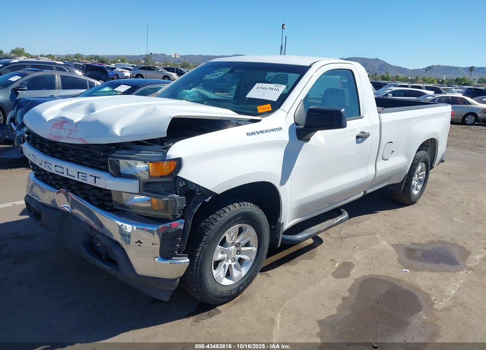 2019 CHEVROLET SILVERADO 1500 WORK TRUCK VIN: 3GCNWAEF5KG252560