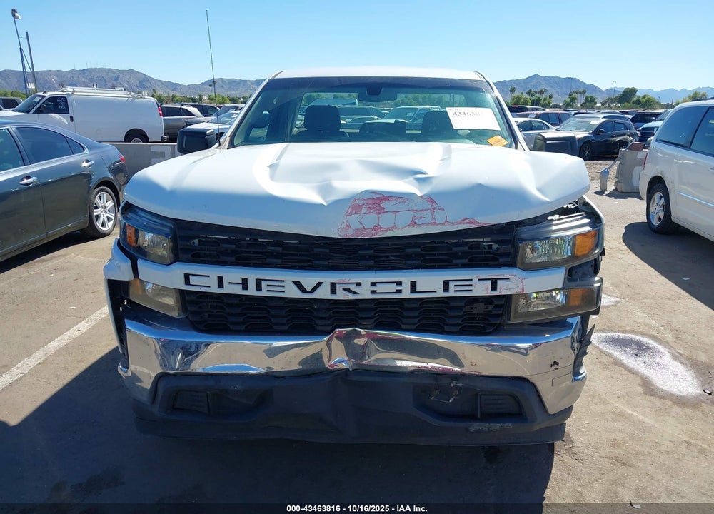 2019 CHEVROLET SILVERADO 1500 WORK TRUCK VIN: 3GCNWAEF5KG252560