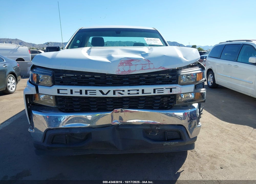 2019 CHEVROLET SILVERADO 1500 WORK TRUCK VIN: 3GCNWAEF5KG252560