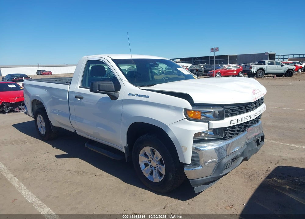 2019 CHEVROLET SILVERADO 1500 WORK TRUCK VIN: 3GCNWAEF5KG252560
