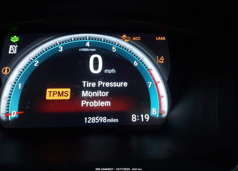 2019 HONDA CIVIC EX VIN: 19XFC1F3XKE003703