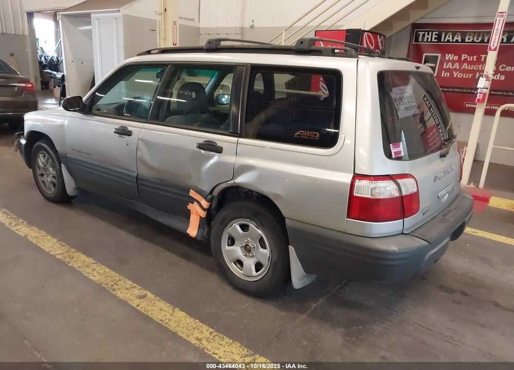 2002 SUBARU FORESTER L VIN: JF1SF63562H754466