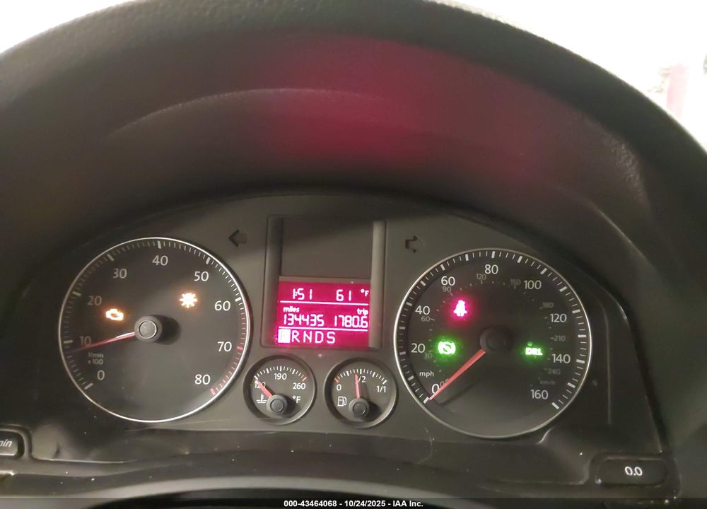 2008 VOLKSWAGEN JETTA VIN: 3VWRM81K08M097636