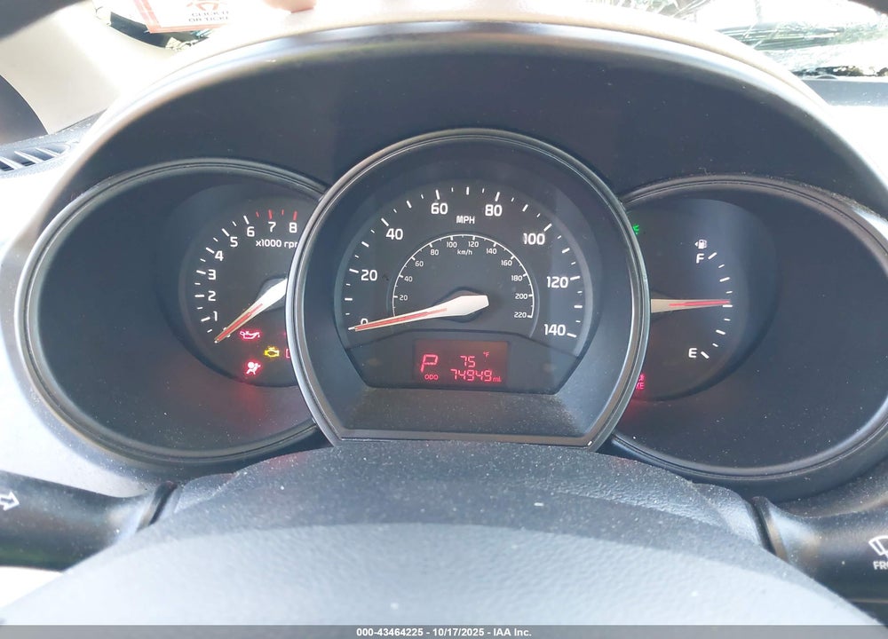2013 KIA RIO VIN: KNADM5A31D6312579