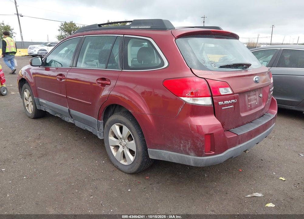 2012 SUBARU OUTBACK VIN: 4S4BRBACXC3211921