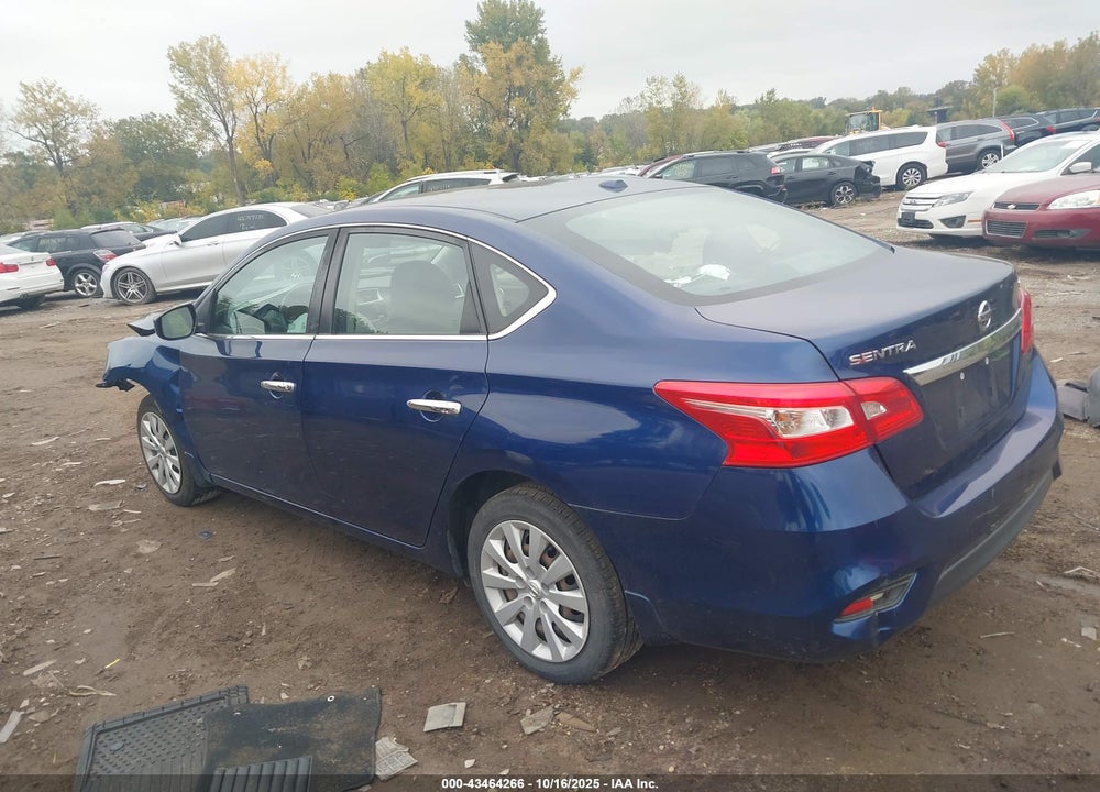 2017 NISSAN SENTRA SV VIN: 3N1AB7AP0HL674900