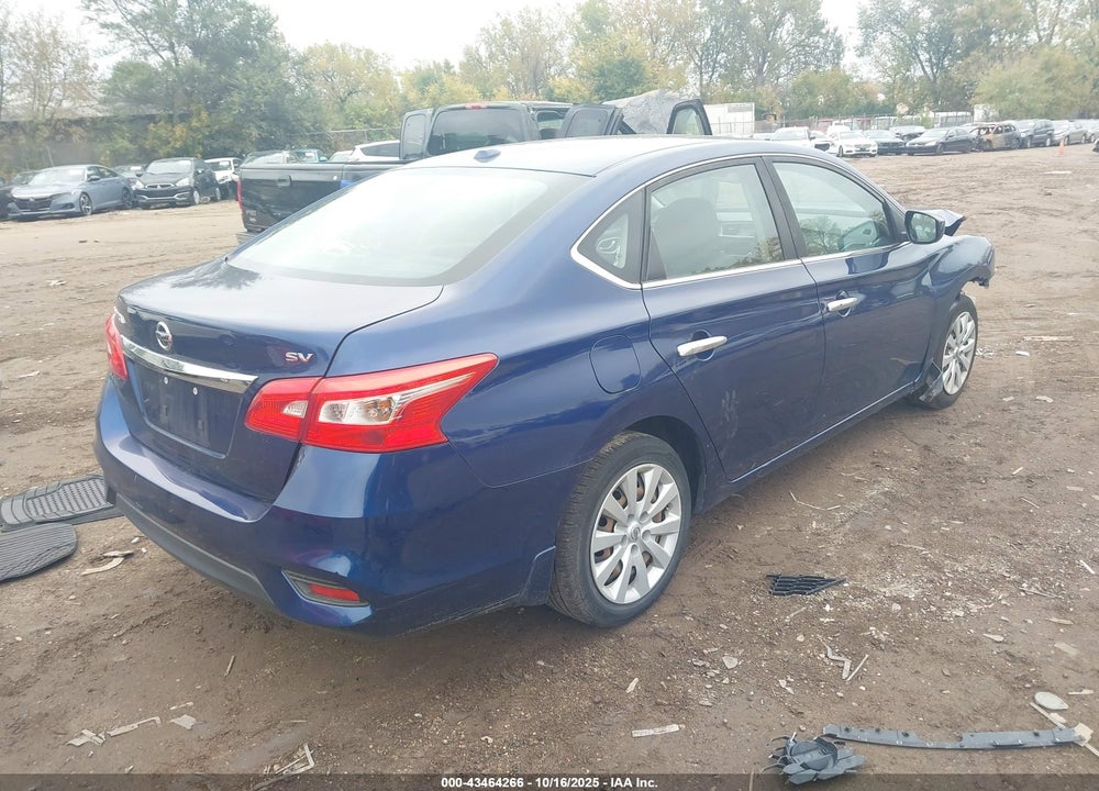 2017 NISSAN SENTRA SV VIN: 3N1AB7AP0HL674900