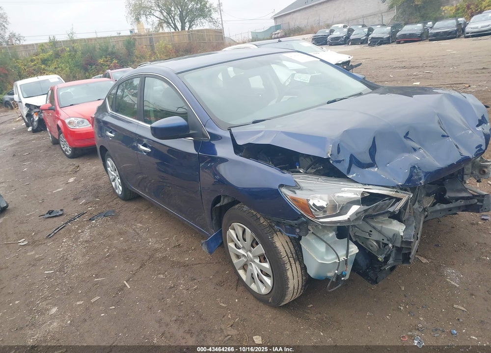2017 NISSAN SENTRA SV VIN: 3N1AB7AP0HL674900