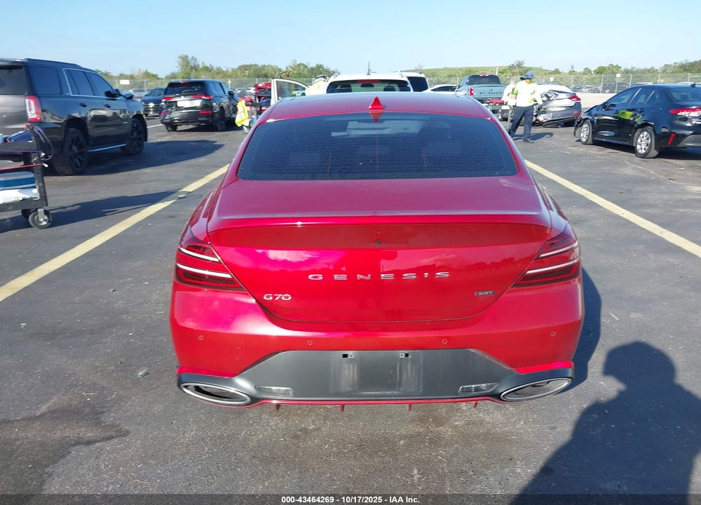 2023 GENESIS G70 3.3T RWD VIN: KMTG54TE9PU117661