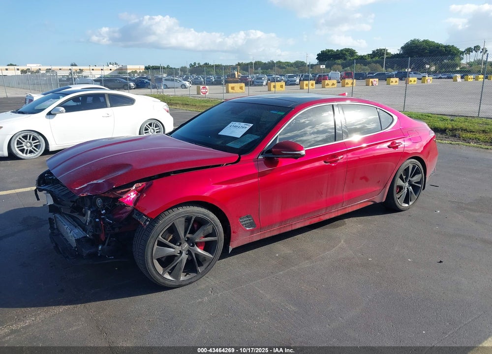 2023 GENESIS G70 3.3T RWD VIN: KMTG54TE9PU117661