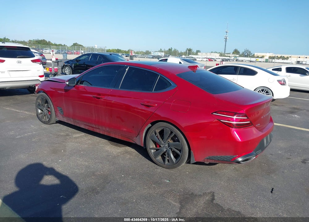 2023 GENESIS G70 3.3T RWD VIN: KMTG54TE9PU117661
