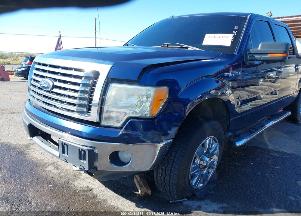 2011 FORD F-150 XLT VIN: 1FTFW1ET6BFB44217