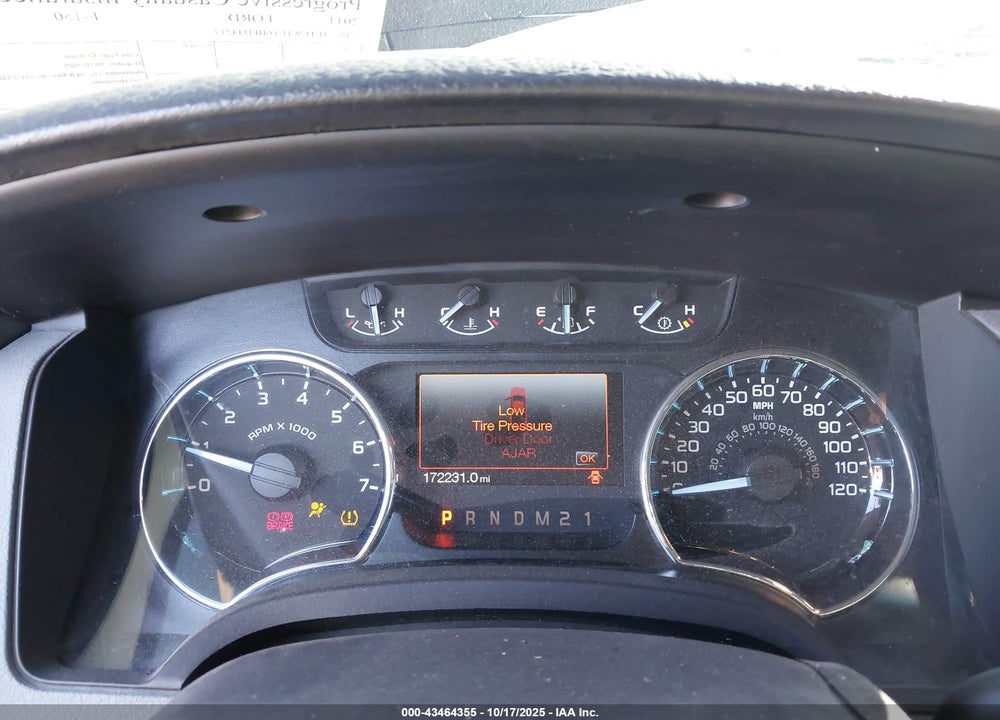 2011 FORD F-150 XLT VIN: 1FTFW1ET6BFB44217