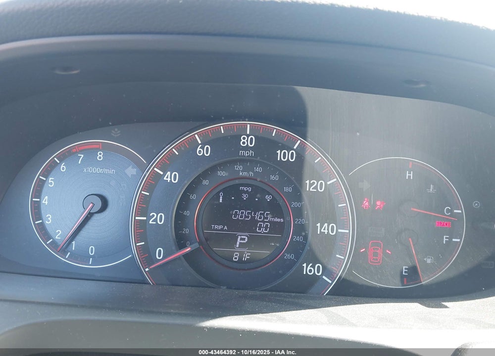 2016 HONDA ACCORD VIN: 1HGCT1B87GA003027