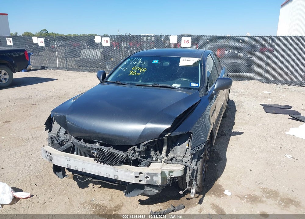 2008 LEXUS IS 250 VIN: JTHBK262985066048