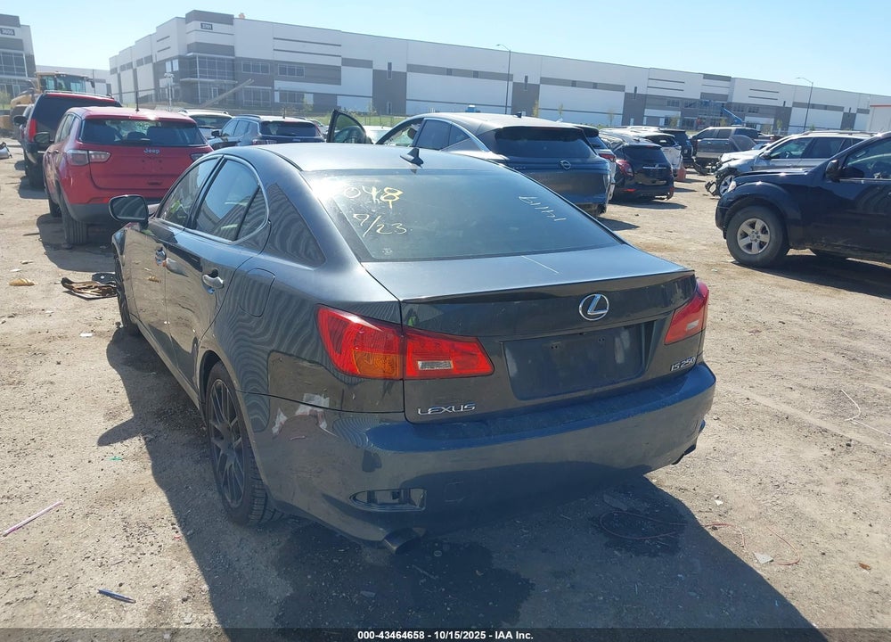 2008 LEXUS IS 250 VIN: JTHBK262985066048