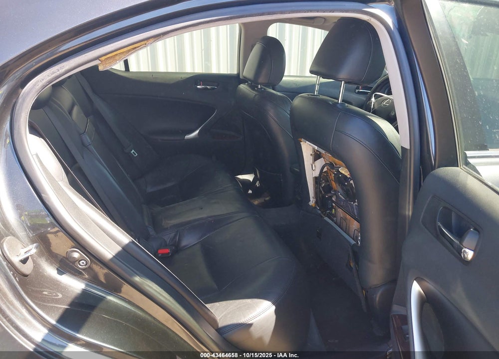 2008 LEXUS IS 250 VIN: JTHBK262985066048