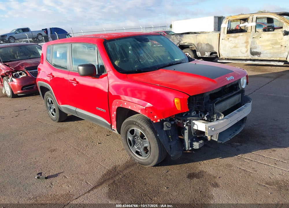 2017 JEEP RENEGADE SPORT 4X4 VIN: ZACCJBAB2HPE75970