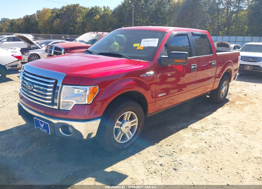 2012 FORD F-150 XLT VIN: 1FTFW1CT6CFA04091