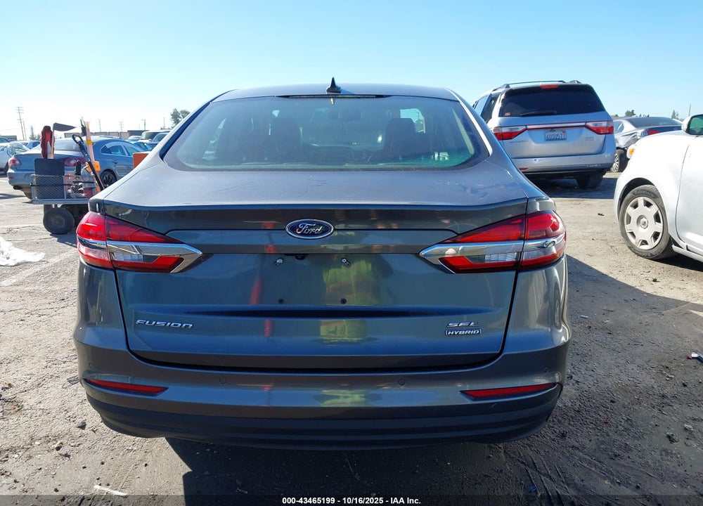 2020 FORD FUSION HYBRID SEL VIN: 3FA6P0MU6LR129938