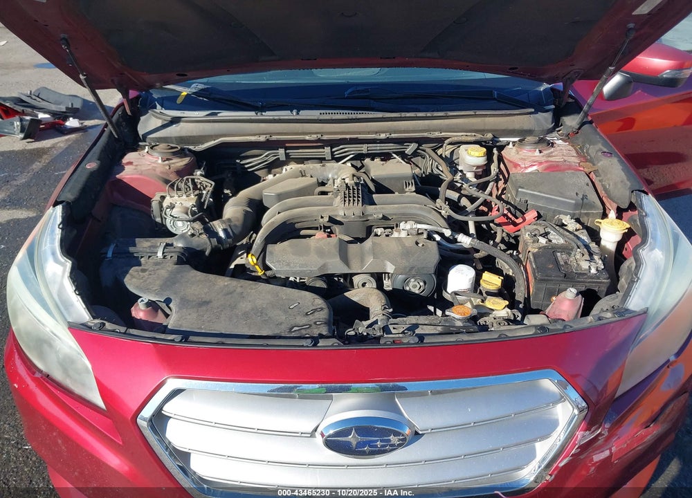 2016 SUBARU LEGACY 2.5I PREMIUM VIN: 4S3BNAF64G3026184