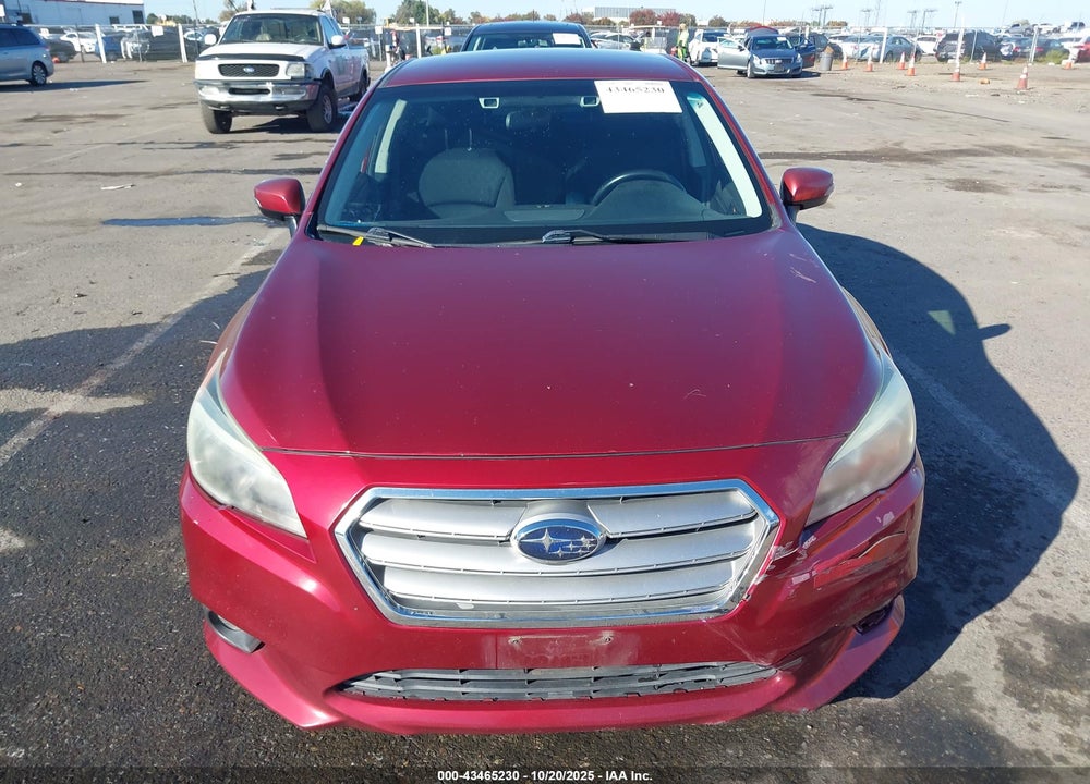 2016 SUBARU LEGACY 2.5I PREMIUM VIN: 4S3BNAF64G3026184