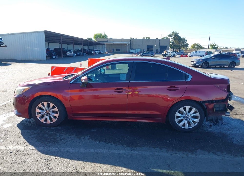 2016 SUBARU LEGACY 2.5I PREMIUM VIN: 4S3BNAF64G3026184