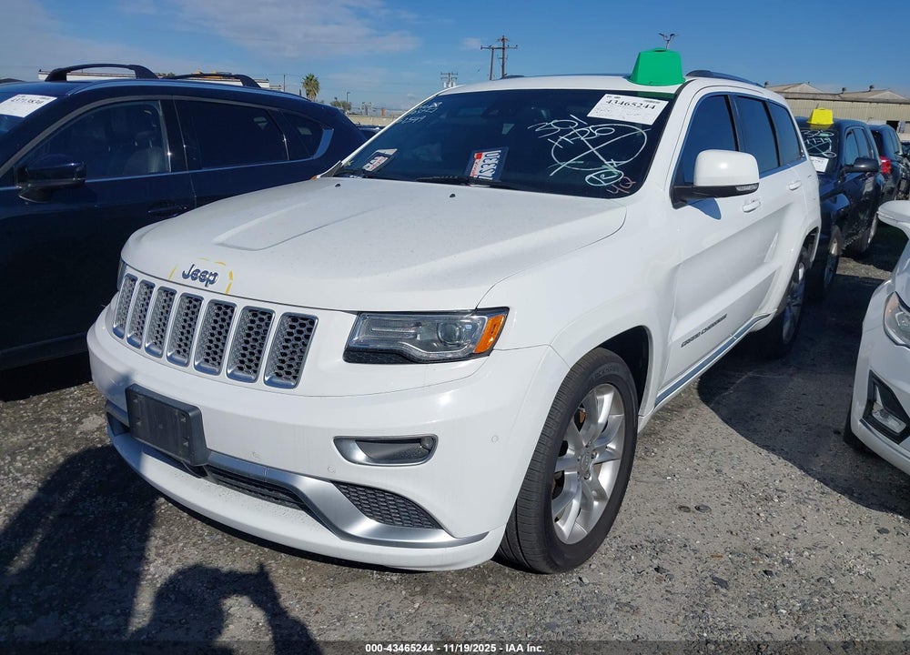 2016 JEEP GRAND CHEROKEE SUMMIT VIN: 1C4RJEJG0GC464539