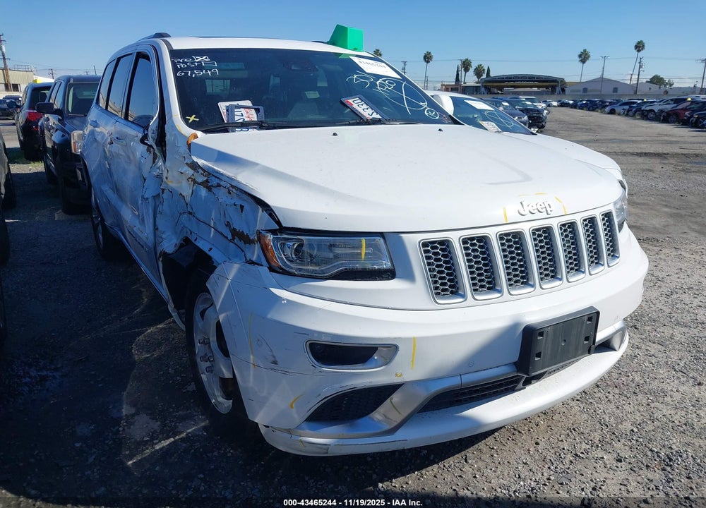 2016 JEEP GRAND CHEROKEE SUMMIT VIN: 1C4RJEJG0GC464539