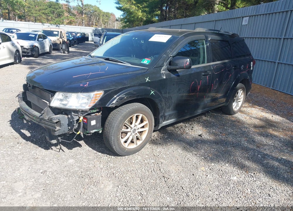 2016 DODGE JOURNEY SXT VIN: 3C4PDDBG9GT108375