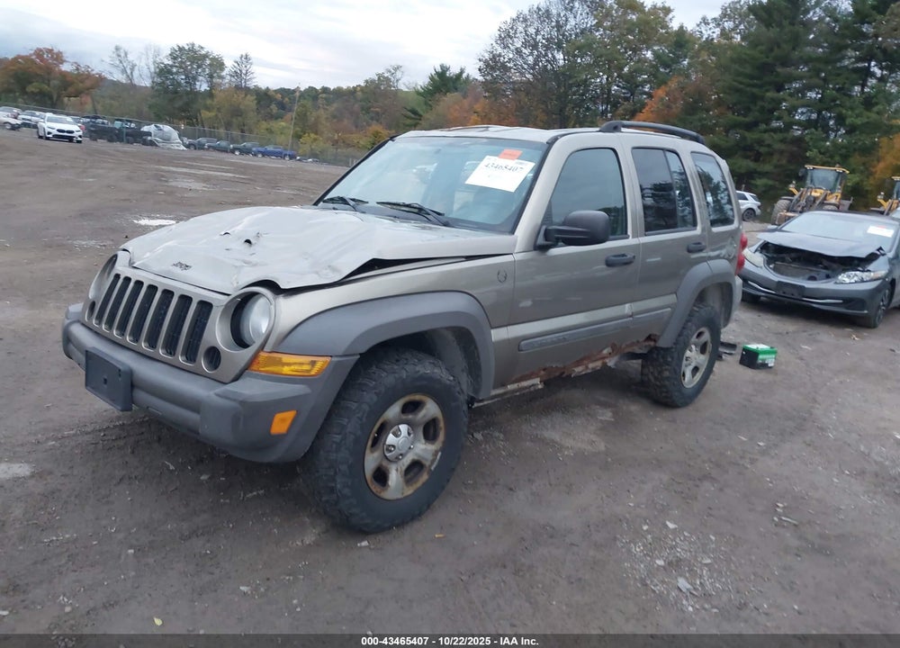 2007 JEEP LIBERTY VIN: 1J4GL48K57W540044