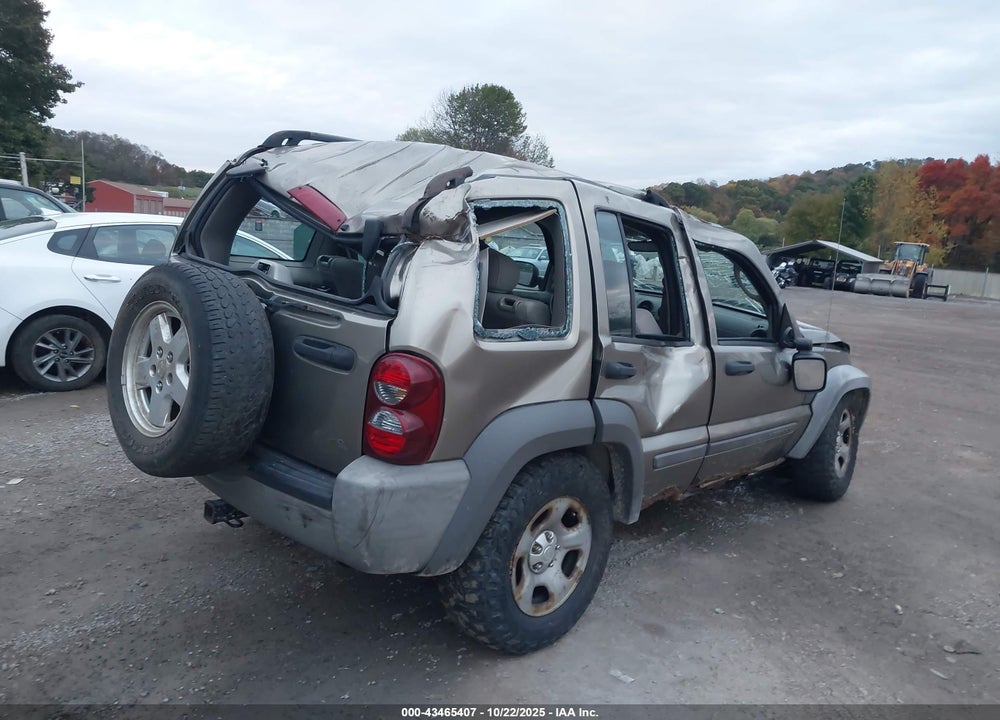 2007 JEEP LIBERTY VIN: 1J4GL48K57W540044