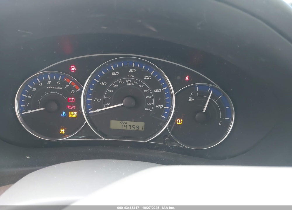2011 SUBARU FORESTER VIN: JF2SHABC5BG780491