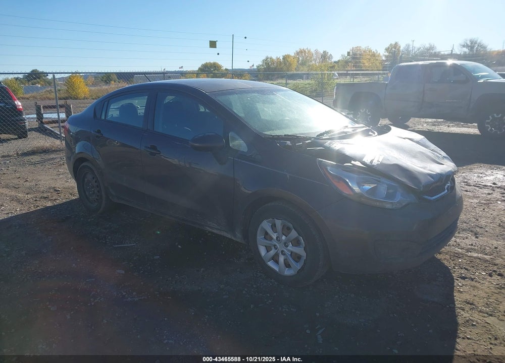 2012 KIA RIO EX VIN: KNADN4A32C6091113
