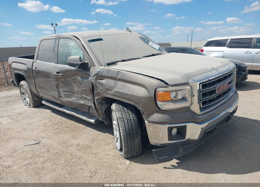 2015 GMC SIERRA 1500 SLE VIN: 3GTP1UEC0FG240935