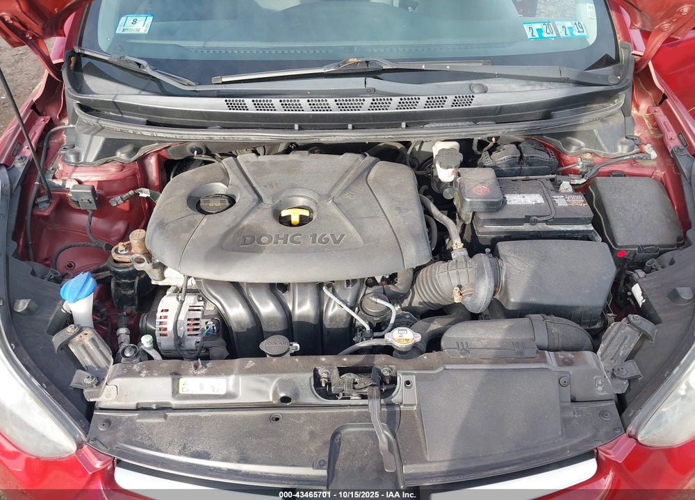 2015 HYUNDAI ELANTRA SE VIN: 5NPDH4AE3FH572591
