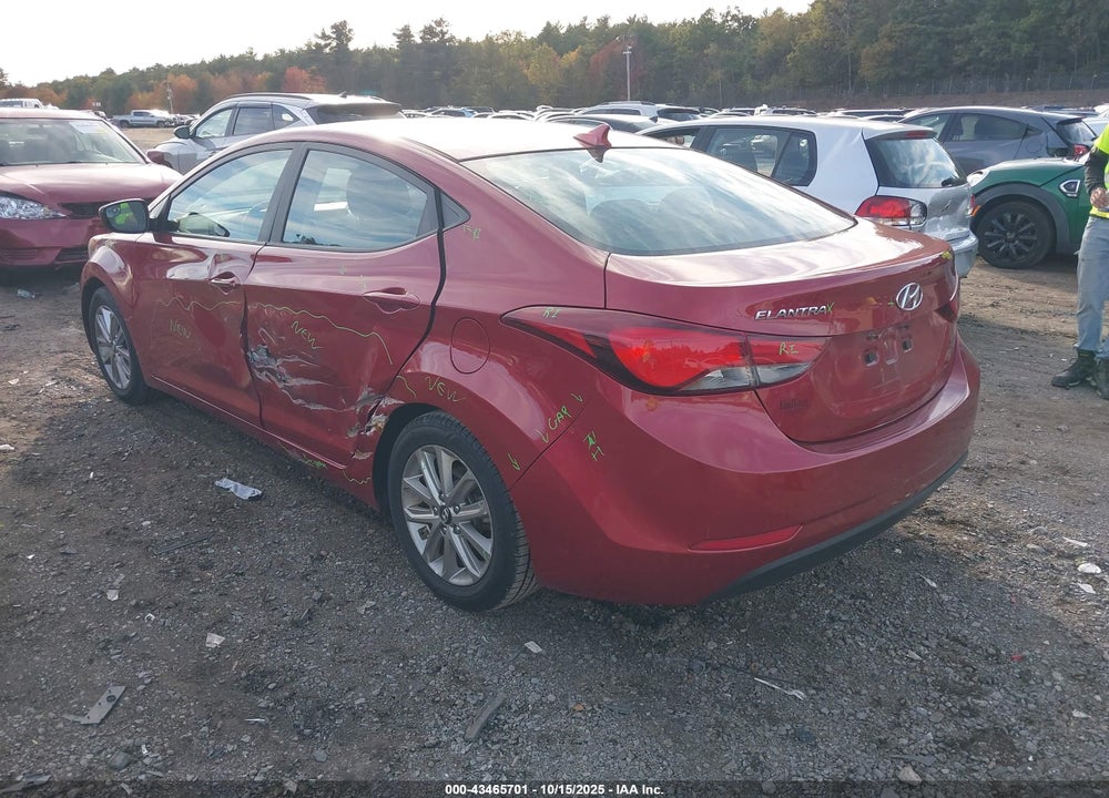 2015 HYUNDAI ELANTRA SE VIN: 5NPDH4AE3FH572591
