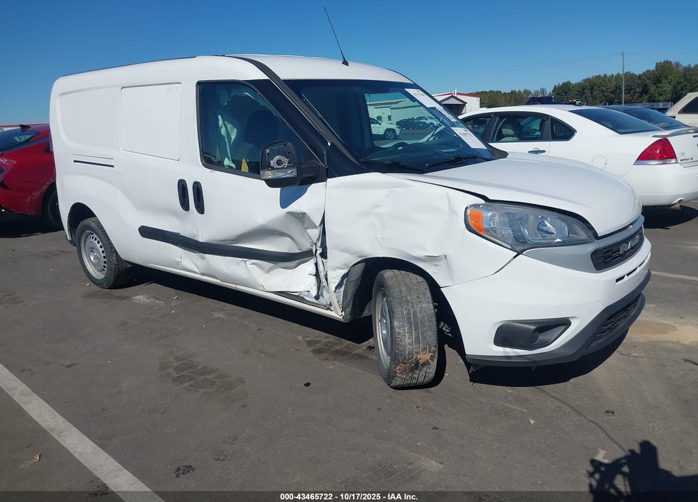 2022 RAM PROMASTER CITY CARGO VAN VIN: ZFBHRFABXN6W22317