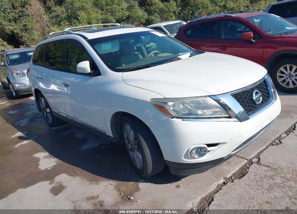 2013 NISSAN PATHFINDER PLATINUM VIN: 5N1AR2MN7DC615608
