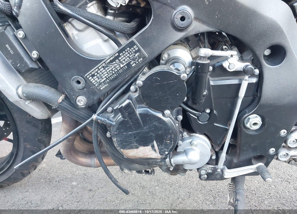 2006 SUZUKI GSX-R600 K6 VIN: JS1GN7DA562100159