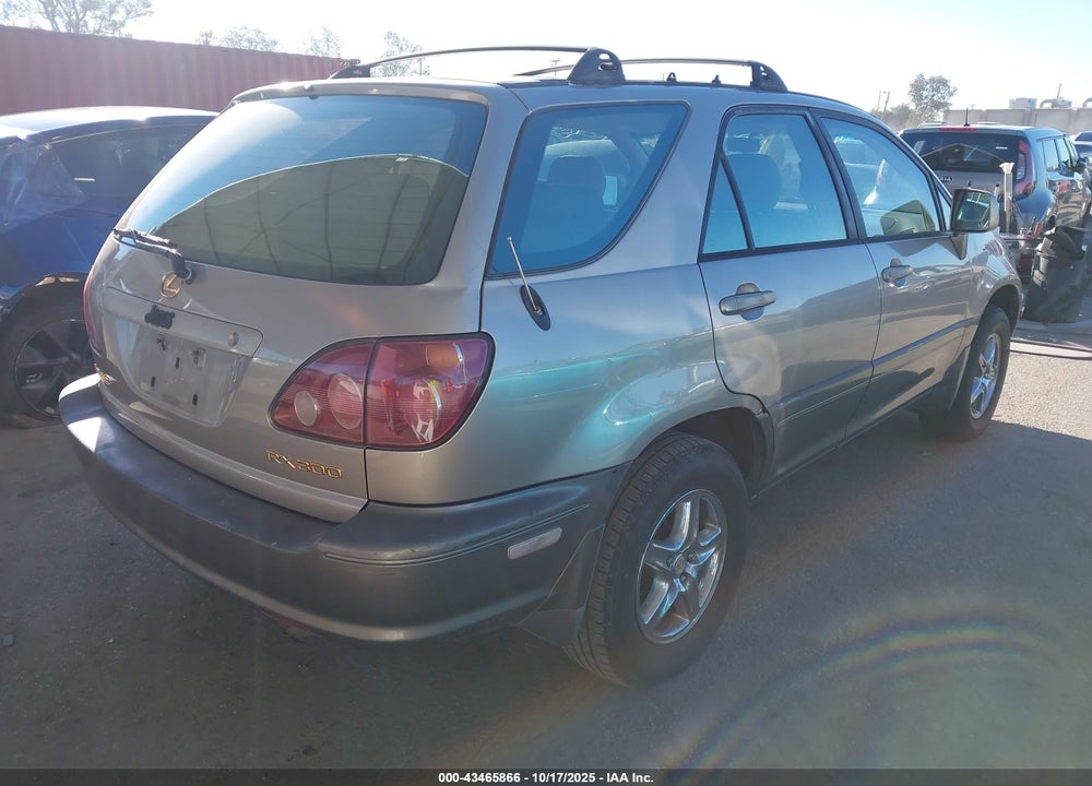 1999 LEXUS RX 300 VIN: JT6GF10U6X0037755