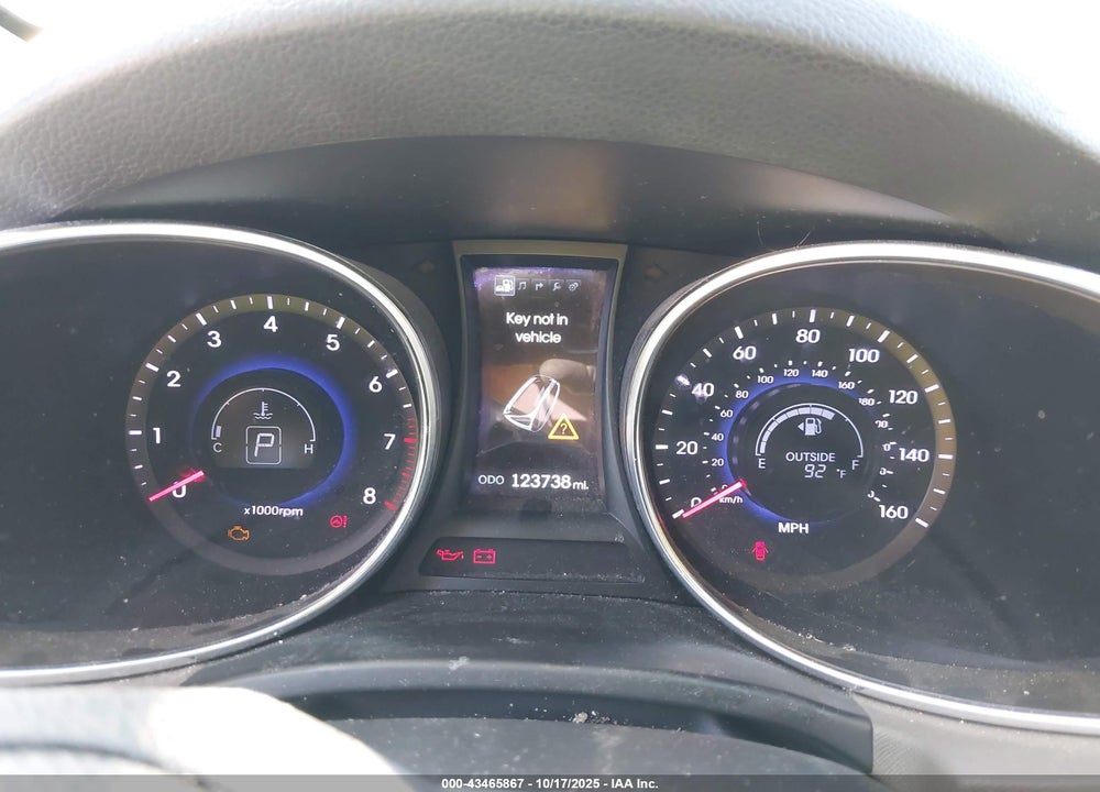 2013 HYUNDAI SANTA FE VIN: 5XYZW3LA0DG068259