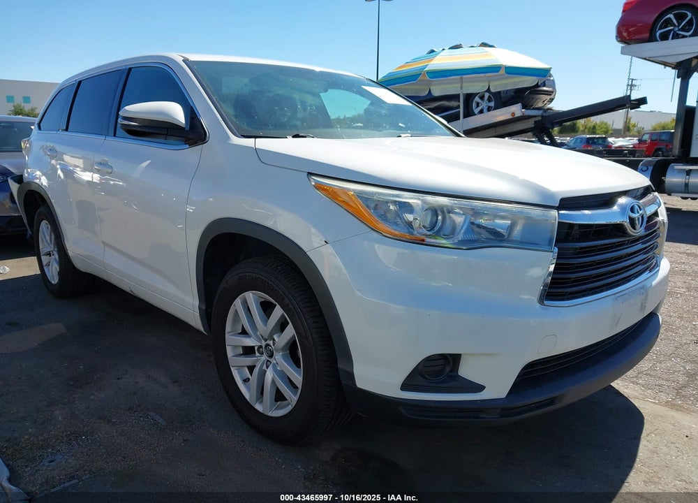 2016 TOYOTA HIGHLANDER LE V6 VIN: 5TDZKRFH4GS170369