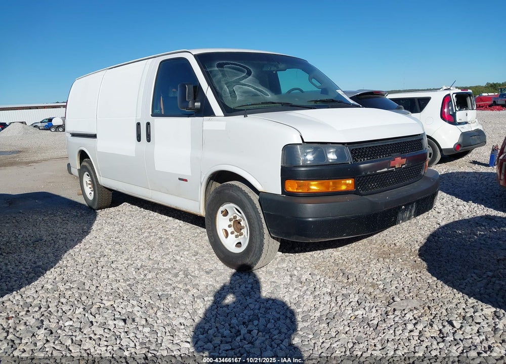 2019 CHEVROLET EXPRESS 2500 WORK VAN VIN: 1GCWGAF12K1219325