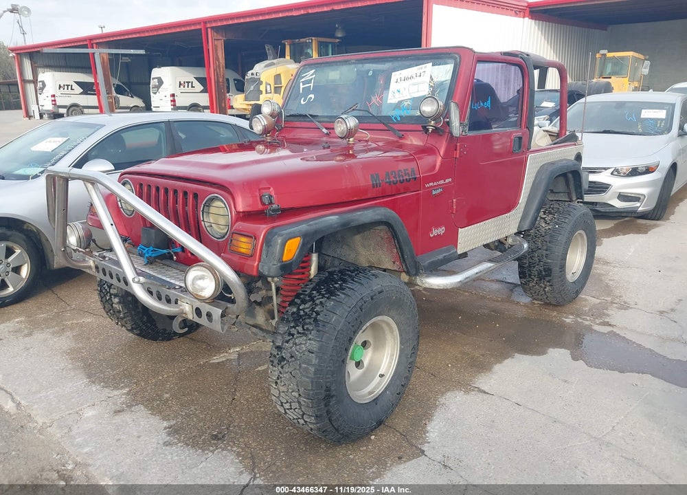 1999 JEEP WRANGLER SPORT VIN: 1J4FY19S5XP450963