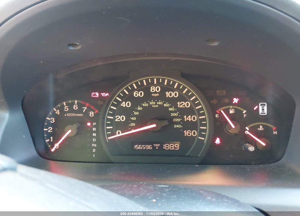 2005 HONDA ACCORD 2.4 EX VIN: 1HGCM568X5A107524