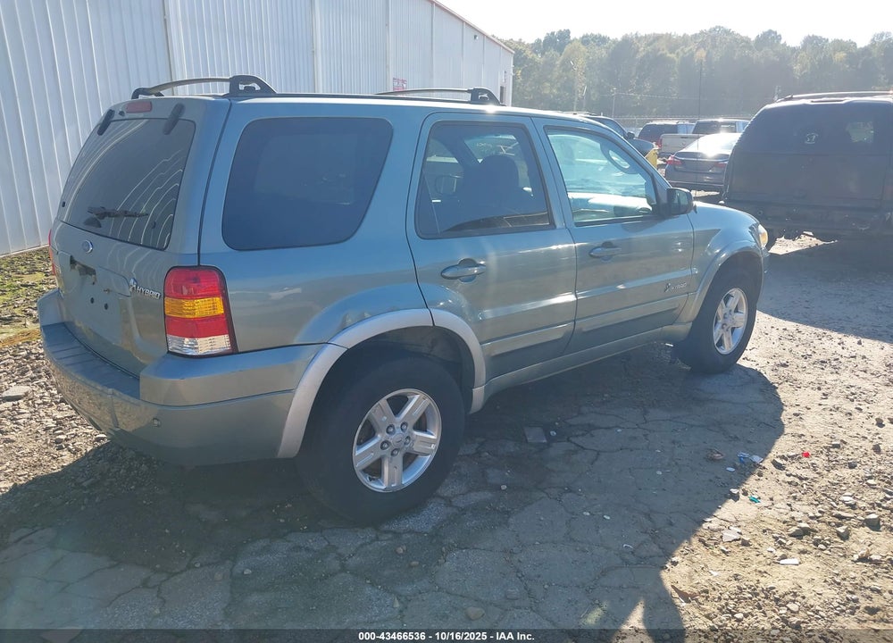 2006 FORD ESCAPE HYBRID VIN: 1FMCU96H36KC35925