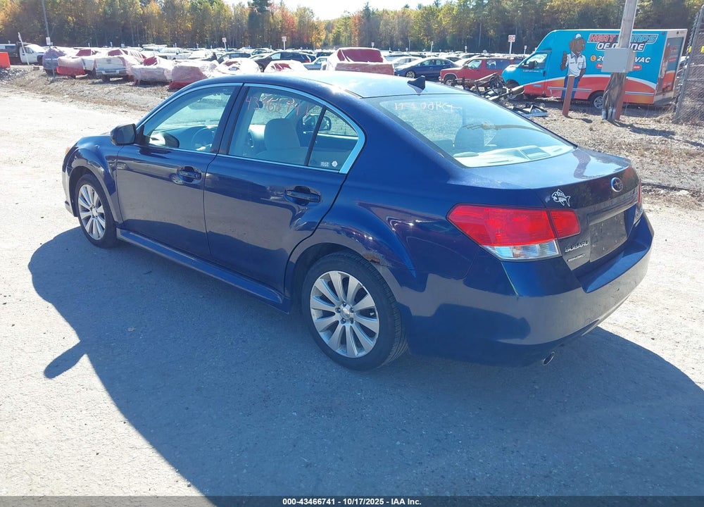 2011 SUBARU LEGACY VIN: 4S3BMBK64B3250028