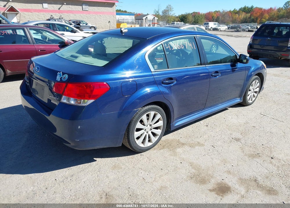 2011 SUBARU LEGACY VIN: 4S3BMBK64B3250028