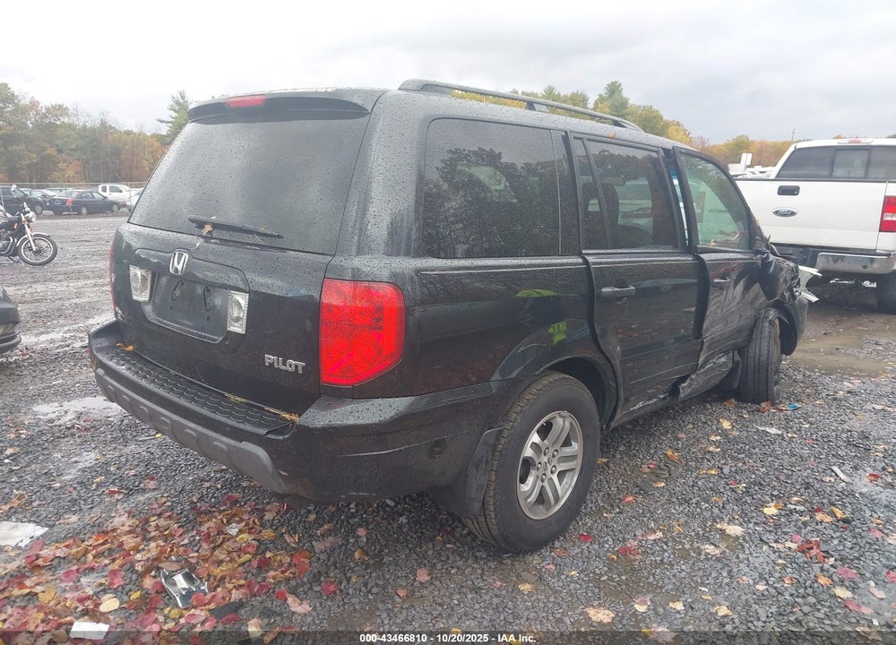 2005 HONDA PILOT EX-L VIN: 5FNYF18555B011804